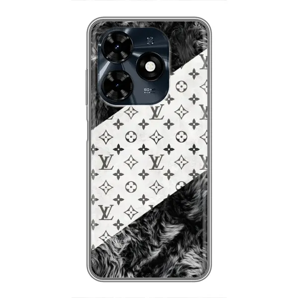 Чехол с рисунком «LV на белом» для TECNO Spark 20c Чехол с рисунком «LV на белом» для TECNO Spark 20c