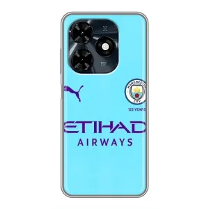 Силиконовые Чехлы принт Футбол на TECNO Spark 20c (Man City)