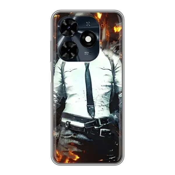 Чехол с рисунком «Man Пубг» для TECNO Spark 20c Чехол с рисунком «Man Пубг» для TECNO Spark 20c