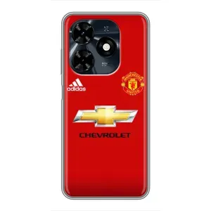 Силиконовые Чехлы принт Футбол на TECNO Spark 20c (Man United)