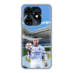 Чохол (TPU) з Футболістом на TECNO Spark 20c (Mbappe Real)