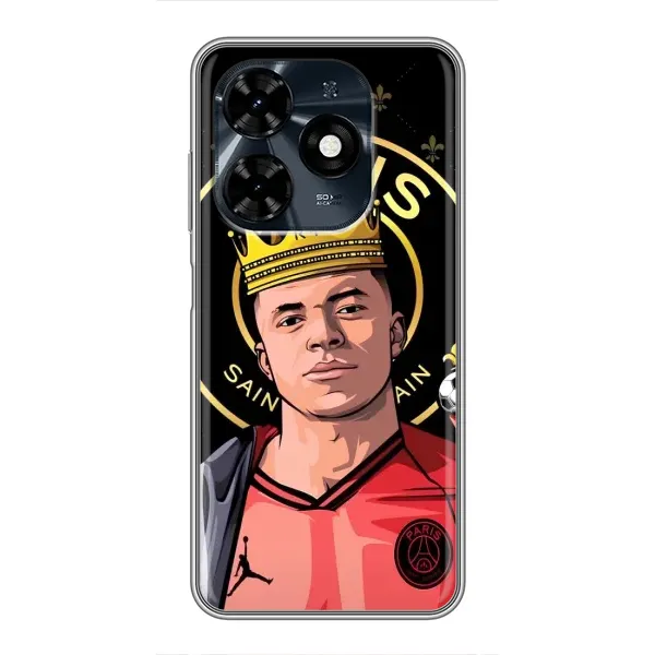 Чехол с рисунком «Mbappe King» для TECNO Spark 20c Чехол с рисунком «Mbappe King» для TECNO Spark 20c