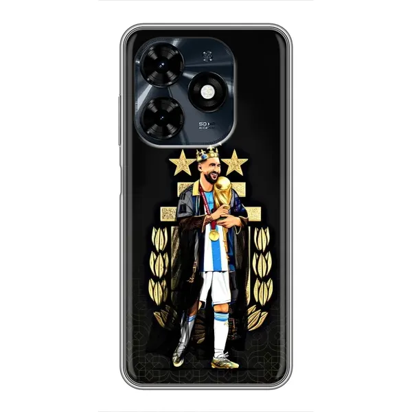 Чехол с рисунком «Месси король» для TECNO Spark 20c Чехол с рисунком «Месси король» для TECNO Spark 20c