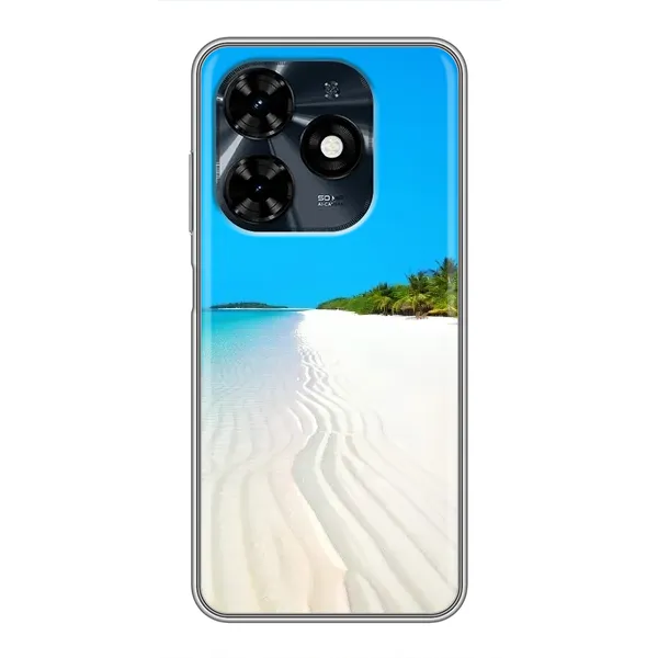 Чехол с рисунком «Море песок» для TECNO Spark 20c Чехол с рисунком «Море песок» для TECNO Spark 20c