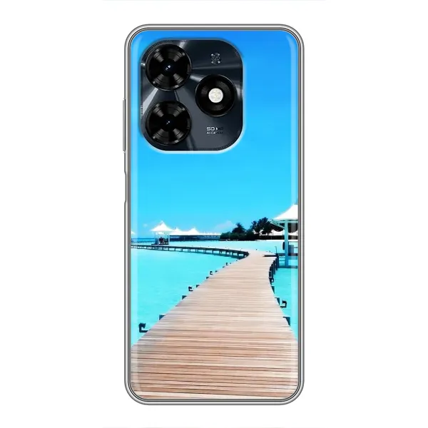 Чехол с рисунком «Набережная» для TECNO Spark 20c Чехол с рисунком «Набережная» для TECNO Spark 20c