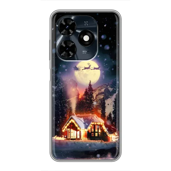 Чехол с рисунком «Настроение зимнее» для TECNO Spark 20c Чехол с рисунком «Настроение зимнее» для TECNO Spark 20c