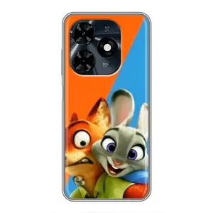 Чехлы ЗВЕРОПОЛИС для TECNO Spark 20c (Ник и Хопс)