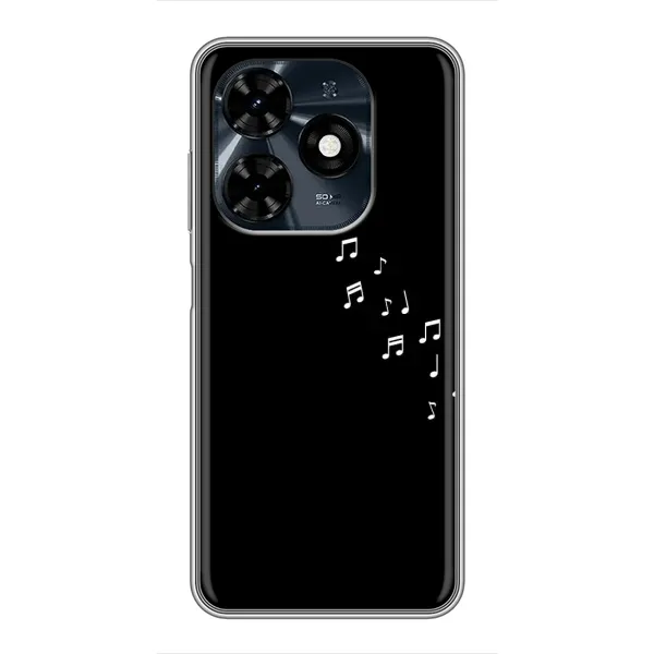 Чехол с рисунком «Ноты» для TECNO Spark 20c Чехол с рисунком «Ноты» для TECNO Spark 20c