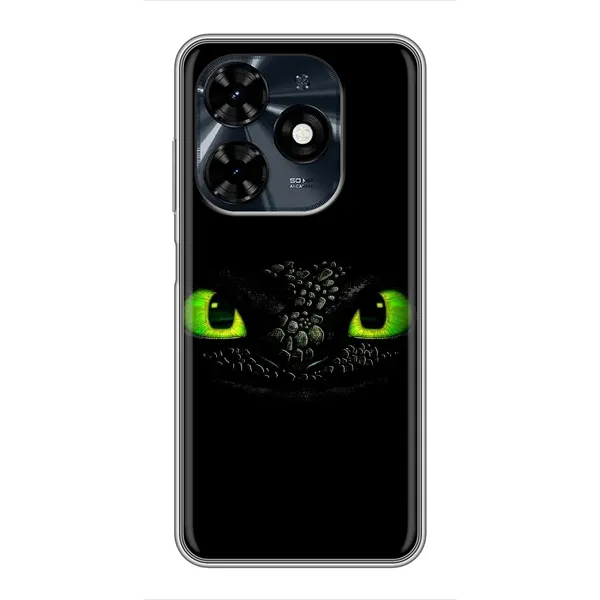 Чехол с рисунком «Глаза Беззубика» для TECNO Spark 20c Чехол с рисунком «Глаза Беззубика» для TECNO Spark 20c