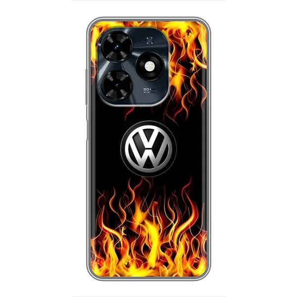 Чехол с рисунком «Огненный Лого» для TECNO Spark 20c Чехол с рисунком «Огненный Лого» для TECNO Spark 20c