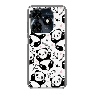 Чехлы с Пандами на TECNO Spark 20c (Пандочки)