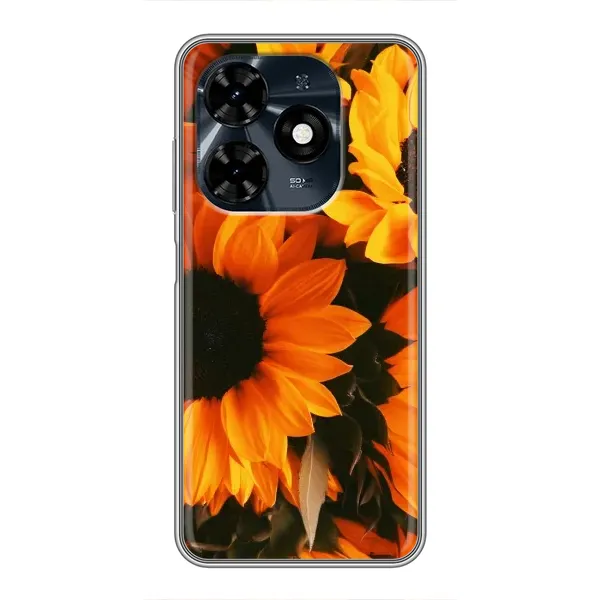 Чехол с рисунком «подсолнухи» для TECNO Spark 20c Чехол с рисунком «подсолнухи» для TECNO Spark 20c