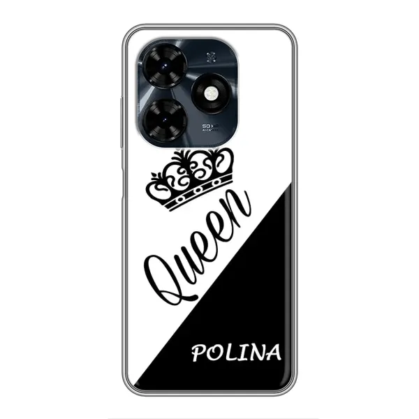Чехол с рисунком «POLINA» для TECNO Spark 20c Чехол с рисунком «POLINA» для TECNO Spark 20c