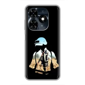 Чохол з картинкою "Герой Pubg" на TECNO Spark 20c (Пубг мен)