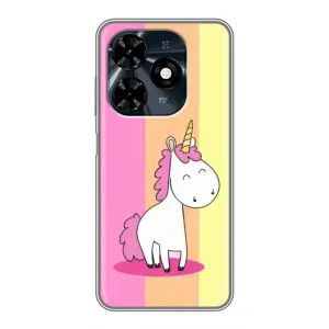 Чохол Unicorn на TECNO Spark 20c (Яскравий Єдинорог)