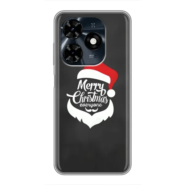 Чехол с рисунком «Санта Крисмас» для TECNO Spark 20c