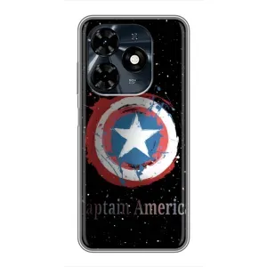 Чехол с Щитом Капитана Америки на TECNO Spark 20c (Щит Капитана)