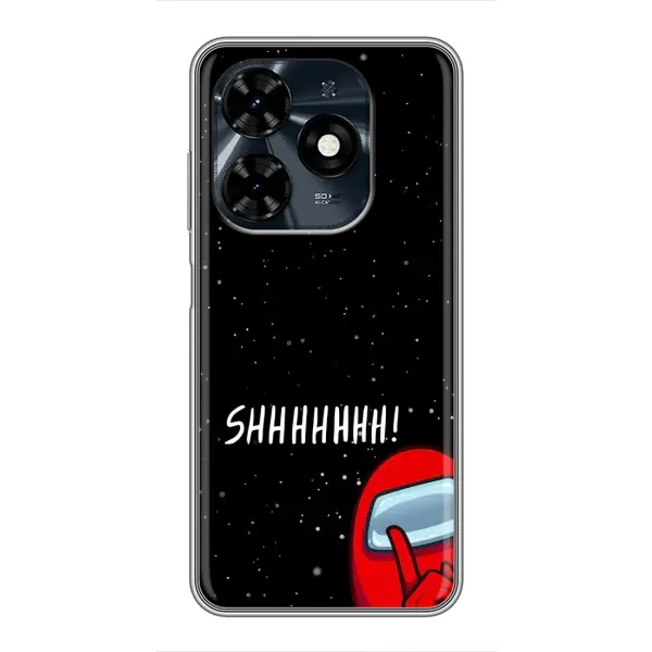 Чехол с рисунком «SHHHHH» для TECNO Spark 20c Чехол с рисунком «SHHHHH» для TECNO Spark 20c