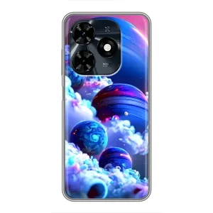 Чохли КОСМОС на TECNO Spark 20c (Сині планети)