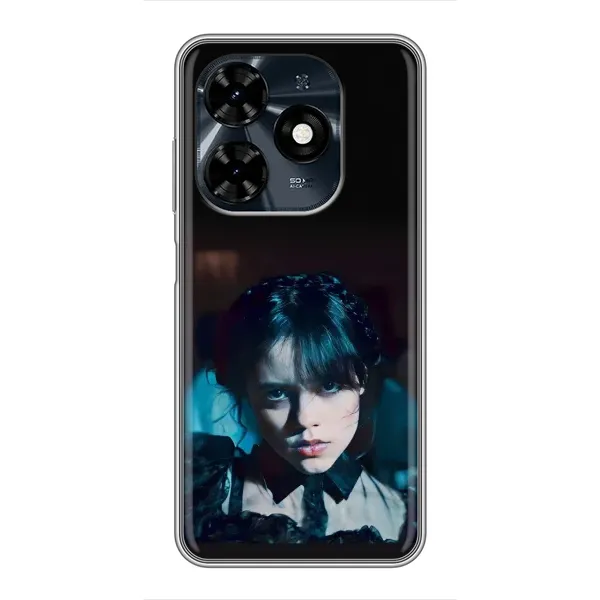 Чехол с рисунком «Танец Уэнсдей» для TECNO Spark 20c Чехол с рисунком «Танец Уэнсдей» для TECNO Spark 20c
