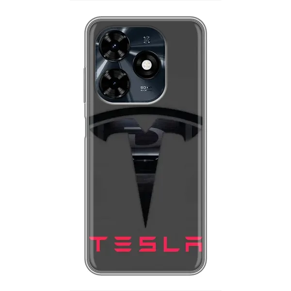 Чехол с рисунком «Logo TESLA» для TECNO Spark 20c Чехол с рисунком «Logo TESLA» для TECNO Spark 20c