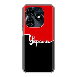 Чехлы УПА (Красно-Чёрный) на TECNO Spark 20c (Украина УПА)