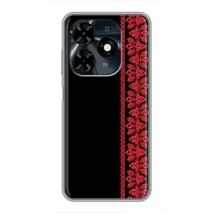 Силіконовый Чохол на TECNO Spark 20c з картинкой Вишиванки