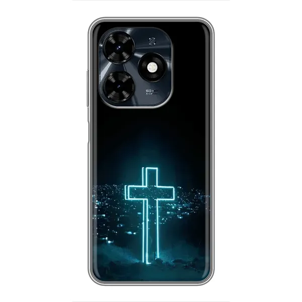 Чехол с рисунком «Яркий Крест» для TECNO Spark 20c Чехол с рисунком «Яркий Крест» для TECNO Spark 20c