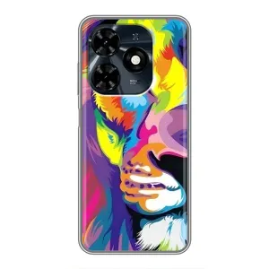 Чохол з картинкою на TECNO Spark 20c (Яскравий Лев)