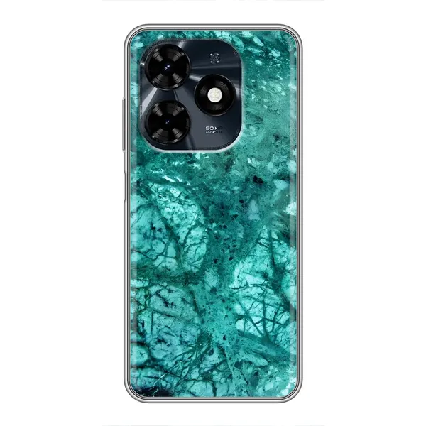 Чехол с рисунком «Зеленый мрамор» для TECNO Spark 20c Чехол с рисунком «Зеленый мрамор» для TECNO Spark 20c