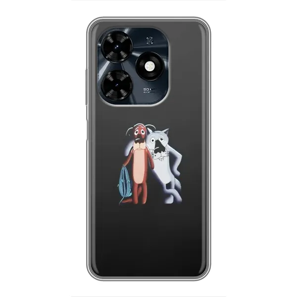 Чехол с рисунком «Шо, опять» для TECNO Spark 20c