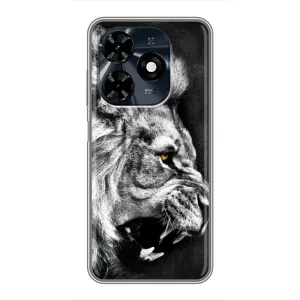 Чохол з картинкою на TECNO Spark 20c (Злий Лев)
