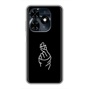 Чехлы (Знак сердечка) на TECNO Spark 20c (Знак Сердечка)