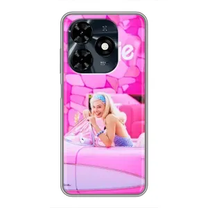 Силиконовый Чехол Барби Фильм на TECNO Spark 20c (Зставка)