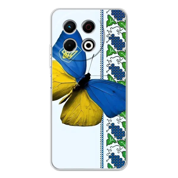 Чехол с рисунком «Бабочка» для TECNO Spark 30 Pro Чехол с рисунком «Бабочка» для TECNO Spark 30 Pro