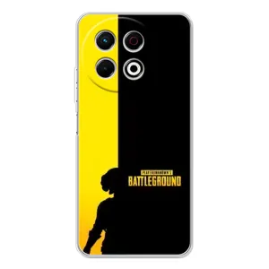 Чохол (TPU) з картинкою "Лого Пабг" на ТЕКНО Спарк 30 Про. (Battlegrounds)