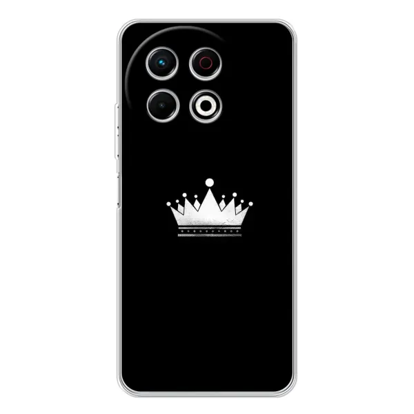 Чехол с рисунком «Белая корона» для TECNO Spark 30 Pro Чехол с рисунком «Белая корона» для TECNO Spark 30 Pro