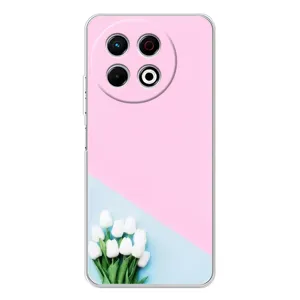Чохли з картинкою (Тюльпани) на ТЕКНО Спарк 30 Про. (Білі тюльпани)