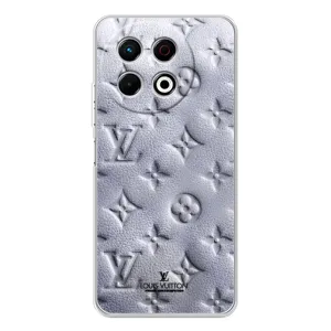 Текстурний Чохол Louis Vuitton для ТЕКНО Спарк 30 Про. (Білий ЛВ)
