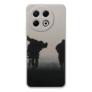Чохли на військову тематику для TECNO Spark 30 Pro (Бій солдат)
