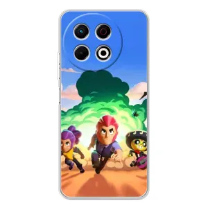 Силиконовый Чехол на TECNO Spark 30 Pro с картинкой Brawl Stars (Бравел Старс)