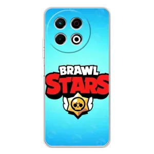 Силиконовый Чехол на TECNO Spark 30 Pro с картинкой Brawl Stars (Бравл Старс)