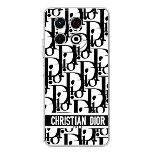 Чехол (Dior, Prada, YSL, Chanel) для TECNO Spark 30 Pro (Christian Dior)