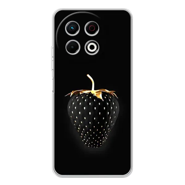 Чехол с рисунком «Чёрная клубника» для TECNO Spark 30 Pro Чехол с рисунком «Чёрная клубника» для TECNO Spark 30 Pro