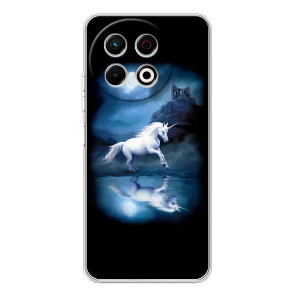 Чехол с рисунком «Единорог» для TECNO Spark 30 Pro Чехол с рисунком «Единорог» для TECNO Spark 30 Pro