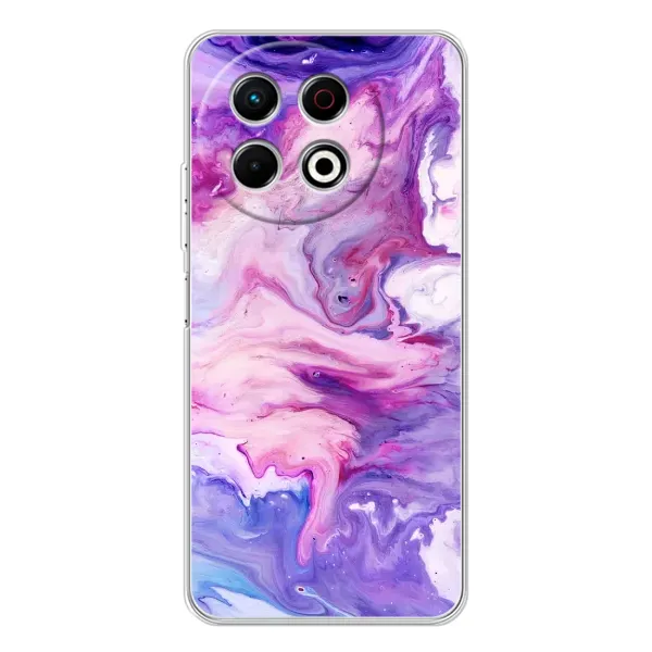 Чехол с рисунком «Фиолетовый мрамор» для TECNO Spark 30 Pro Чехол с рисунком «Фиолетовый мрамор» для TECNO Spark 30 Pro