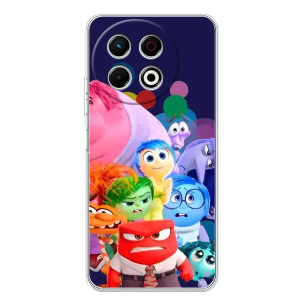 Чехол с рисунком «Герои головоломки» для TECNO Spark 30 Pro