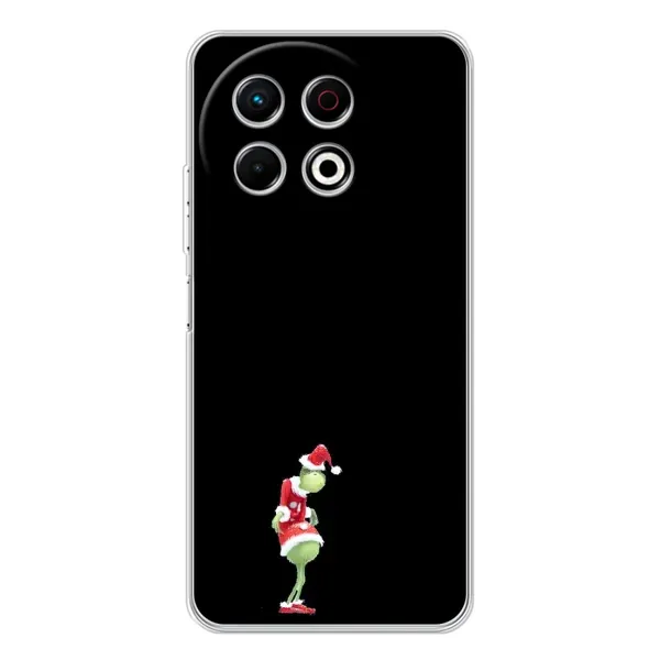 Чехол с рисунком «Гринч на чорном» для TECNO Spark 30 Pro Чехол с рисунком «Гринч на чорном» для TECNO Spark 30 Pro