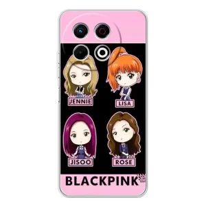 Чехлы с картинкой для TECNO Spark 30 Pro (группа блэкпинг)