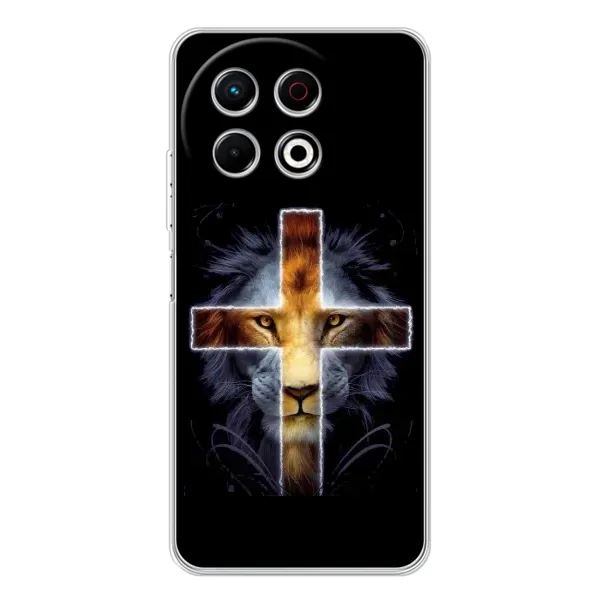 Чехол с рисунком «Иисус Лев» для TECNO Spark 30 Pro Чехол с рисунком «Иисус Лев» для TECNO Spark 30 Pro